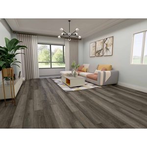 SUELO SPC XL 1500, 225 mm, Piso de PVC Resistente al Agua, Parqué en Relieve para Almacén, Apartamento, Sótano, Escalera, Teca Montevideo - Product Image 2