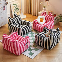 Fauteuil Poire Premium Moelleux et Confortable pour Enfants, Mini Canapé Adorable pour Coin Lecture, Idéal pour Salon et Chambre