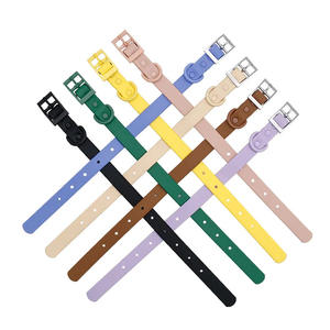 Collier pour chien en PVC imperméable, durable, anti-odeur, avec boucle métallique réglable, doux, facile à nettoyer, collier d'entraînement pour chiens - Product Image 2