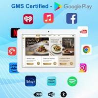 Kütüphane Rafı 10.1 İnç POE Android Tablet PC, Kitap Arama ve Self Servis Kredi Alma Sistemi Duvara Monte Dijital Tabela
