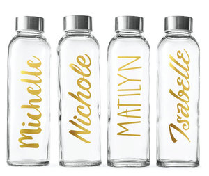 Customzized Logo Print Gestanst Verwijderbare Waterdichte Zelfklevende Glazen Wateroverdracht Stickers Stickers - Product Image 2