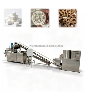 Ligne de production de sucre en cubes à grande échelle pour café, machine automatique de fabrication de sucre en morceaux de jaggery et de sucre granulé en cubes - Product Image 1