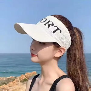 Casquette de soleil respirante à visière vide pour femme, idéale pour la randonnée, le tennis et les sports de plein air en été - Product Image 6