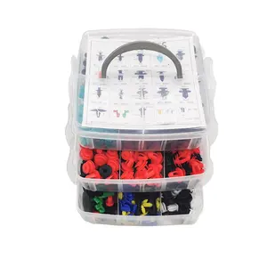 680 Pieces Plastic Car Clips Fasteners Assortment Clip Plastic Para Autos