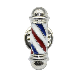 Broche de barbier 3D, 1 pièce, Badge Hip Hop, coiffeur, gothique - Product Image 4