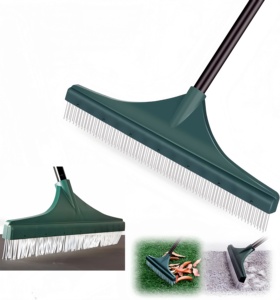 Extendable Lightweight Telescopic Handle Garden Tools Fake <strong>Grass</strong> <strong>Artificial</strong> Turf <strong>Rake</strong> for <strong>Artificial</strong> <strong>Grass</strong> - Product Image 1