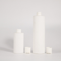 30ml 50ml 100ml 150ml 200ml 250ml 300ml 500ml 750ml 1000ml Bouteille ronde plate PEHD Boston Bouteille en plastique de shampooing de couleur personnalisée