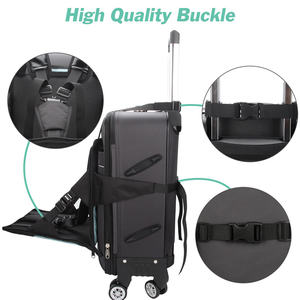 Asiento de viaje Paseo en maleta para niños Asiento de viaje plegable para niños Portador DE NIÑOS EN equipaje para viajes familiares en el aeropuerto - Product Image 6