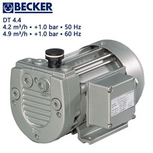 Compresseur industriel stationnaire Becker DT4.40K sans huile, refroidi par air, alimentation CA - Product Image 2