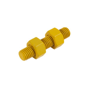 Boulon <span class=keywords><strong>marin</strong></span> revêtement PTFE M16 M24 XYLAN1424 A194 2H 8M SS316 DIN934 H = D écrou hexagonal lourd avec boulon à goujon - Product Image 3