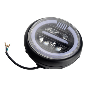 Retro moto Retrofit LED Day Light fari anteriori universali adatti per <span class=keywords><strong>Victory</strong></span> Honda Kawasaki Yamaha Suzuki BMW - Product Image 1