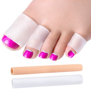 NUEVOS protectores de dedos Cubiertas de <span class=keywords><strong>silicona</strong></span> para dedos de los pies para <span class=keywords><strong>Ballet</strong></span> Hallux Valgus Orthotics Brace Shoes Pads Pain Relielf HA02031 - Product Image 1