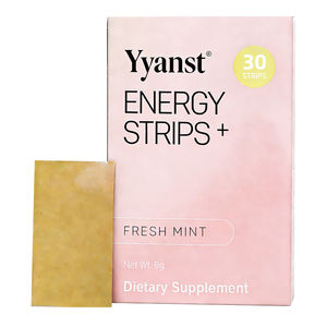 Complément alimentaire en bandes orales à action rapide, sans gluten, à base de grains de café vert, pour soutenir la récupération sportive et l'énergie, emballage personnalisé OEM/ODM. - Product Image 1