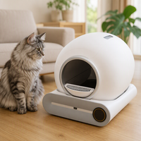 Bac à litière automatique pour chat, système d'air frais intelligent, nettoyage en un clic, électrique, surdimensionné, en plastique ABS, fabriqué en Chine, modèle L-93