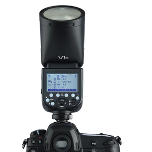 DF Wholesale Original GodoxV1-S Round Head Camera Flash Speedlite for Camera Models Shoot Flash Outside Outdoor Flash Led <b>Light</b> - Product Image 6