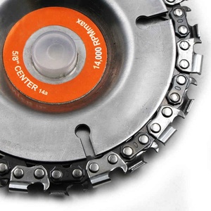 Madeira Carving Disc <span class=keywords><strong>Grinder</strong></span> Cadeia de Disco de Escultura em Madeira Disco para Uso Com 4 "ou 4-1/2" Angle Grinders Power Tool Accessoires Novo - Product Image 2