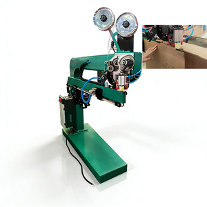Machine d'emballage pour boîtes ondulées à bordure cousue, avec système de clouage décalé long-court personnalisé - Product Image 6