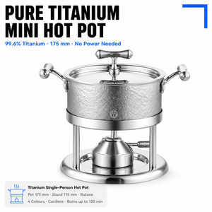 Réchaud à gaz portable en titane pur pour une personne, <span class=keywords><strong>mini</strong></span>, commercial, pour <span class=keywords><strong>camping</strong></span>, randonnée, équipement de plein air, <span class=keywords><strong>camping</strong></span>-car - Product Image 1