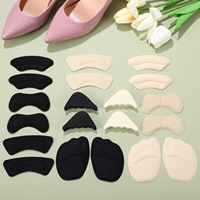 Poignées de talon de remplissage de chaussures en mousse à mémoire de forme pour femmes chaussures trop grandes avec inserts d'orteil coussinets de talon coussinets de chaussures boule de coussins d'avant-pied