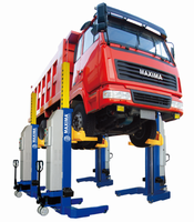 2026 5,5T/Säule Maxima Kabellose Vier-Säulen-Schwerlast-Hydraulik-LKW-Hebebühne CE-zertifiziert 10 Jahre Lebensdauer für Fahrzeugreparaturen