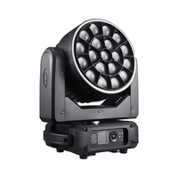 Projecteur LED motorisé Bee Eye 19x40W RGBW 4-en-1 avec culot B22, IP33, contrôle DMX512, zoom 4-60 Wash