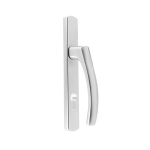 Poignée de porte ambidextre de conception américaine avec plaque arrière de 220 mm de long, levier de verrouillage multipoints, quincaillerie coulissante pour patio, profil européen - Product Image 2