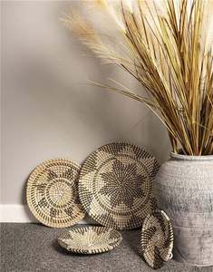 Cestas de pared tejidas negras, decoración Bohemia <span class=keywords><strong>Para</strong></span> Hija, artículos <span class=keywords><strong>para</strong></span> el hogar, <span class=keywords><strong>sala</strong></span> de estar, varios Coquette <span class=keywords><strong>para</strong></span> el hogar, macramé, estrellas, dobladillo, colgantes - Product Image 2