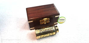 กล้องส่องทางไกลทองเหลืองโบราณงานประดิษฐ์ได้รับการรับรอง ISO 9001 - Product Image 3