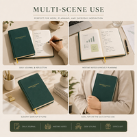 Agenda de Productividad A5 Personalizada, Tapa Dura de Lino Premium, Organizador Semanal y Mensual, Diario de 100 Hojas, Regalo