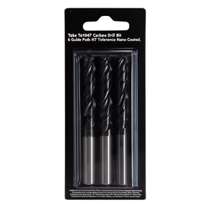 Ttake Ta1047 Carbide <b>Drill</b> Bit 6 <b>Guide</b> Pads H7 Tolerance Nano Coated - Product Image 2