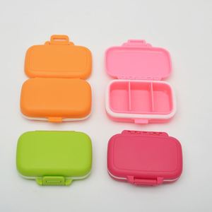 Promotional One Week Travel Mini Food Grade Plastic Pill <b>Box</b> With Custom Logo - Product Image 2