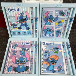 Phim hoạt hình phong cách dễ thương nhân vật A5 xoắn ốc máy tính xách tay thiết lập với bút bìa cứng Quà Tặng Tạp Chí kế hoạch trường văn phòng Nguồn cung cấp - Product Image 4