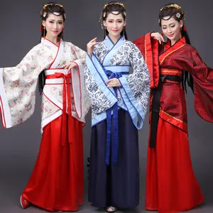 ancient elegant Fairy costume female Hanfu Tang costume Princess dress chest-length skirt women's dress