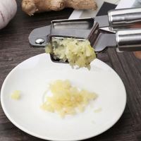 Knoflookpers Keukenhandleiding Gember Chopper Dunschiller Crusher Roestvrijstalen Knoflookpers Knoflookpers Crusher Handheld Squeezer Stamper