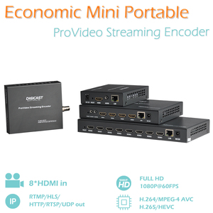 DIGICAST 1080P 8 canales IPTV RTSP Hardware H.264 HD Video <span class=keywords><strong>Encoder</strong></span> para transmisión en vivo - Product Image 4