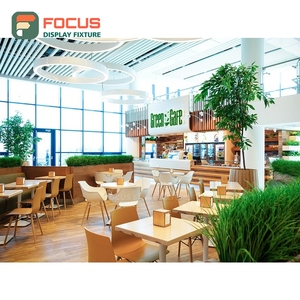 Vitrina de Café de Gran Formato con Frente de Vidrio y Madera, Zona de Exhibición de Accesorios, Vitrina de Café para Tienda - Product Image 5