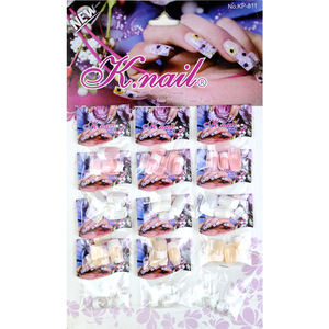 G.12แพ็คพิมพ์สีภาษาฝรั่งเศสคำเล็บเต็มเล็บ - Product Image 3