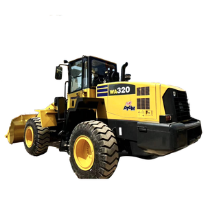 Maquinaria Original de Gran Capacidad para la Construcción, Fluido Hidráulico Usado, Cargadora de Ruedas Komatsu WA320 con Cucharón, Certificación CE - Product Image 1