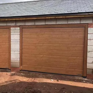 Puertas de garaje SECCIONALES ENROLLABLES eléctricas de buena calidad, tamaño personalizado