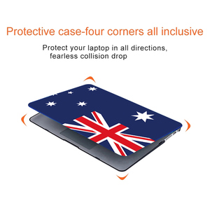 Toptan dizüstü bilgisayar bayrağı desen özel sert çanta kabuk koruyucu için Macbook Pro air 11 12 13 15 M1 Laptop Case - Product Image 6