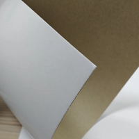 Vente en gros de papier blanc C1s duplex 400g certifié recyclé avec dos gris