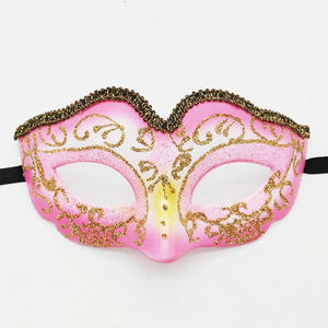 <span class=keywords><strong>Masque</strong></span> vénitien peint, mystérieux, unisexe, en plastique, demi-visage, <span class=keywords><strong>masque</strong></span> pour les yeux pour fête d'Halloween - Product Image 3