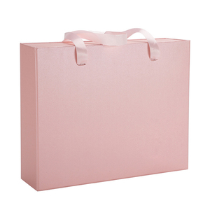 Good Quality Fancy Pink Luxury Clothing Cardboard Shipping Gift Packaging Boxes Black Magnetic Closure Box - Product Image 6