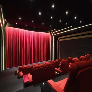 Rideau d'église en mousseline de soie, en velours, 2 m, haute qualité, décoration d'arrière-plan de concert, rideau de scène motorisé pour mariage - Product Image 2