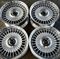Nouvelles jantes EMITZ en alliage forgé Chrome 2 3 pièces 18-22 pouces 5x112/120/114.3 PCD 25mm ET Deep Dish JDM pour S14