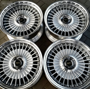 ล้ออัลลอยด์ฟอร์จ 3 ชิ้น รุ่น New Chrome 2 EMITZ ขนาด 18-22 นิ้ว 5x112/<span class=keywords><strong>120</strong></span>/114.3 <span class=keywords><strong>PCD</strong></span> 25 มม. ET ขอบลึก สไตล์ JDM สำหรับ S14 - Product Image 4