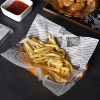 Papier Cire Alimentaire Personnalisé Kraft Anti-Graisse Réutilisable pour Burgers, Cuisson, Beurre et Emballage Sandwich