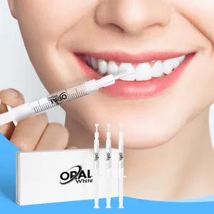 Kit de blanchiment des dents dentaire professionnel en toute sécurité 16% Gel de blanchiment des dents Kit de Gel de blanchiment des dents de blanchiment de marque privée