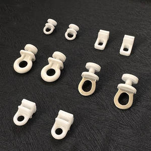 KBR-Glissières à <span class=keywords><strong>rideau</strong></span> en <span class=keywords><strong>plastique</strong></span> nano blanc, glissières sans effort, <span class=keywords><strong>pour</strong></span> fenêtre, baptême, style romain - Product Image 1