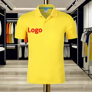 Polo in cotone da uomo di alta qualità con Logo ricamato personalizzato Casual di marca moda per la casa maschile top a tinta unita abbigliamento sportivo